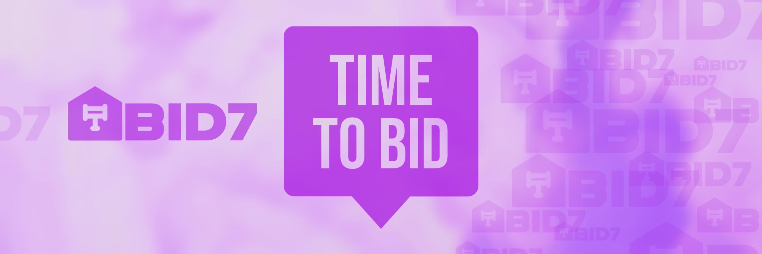 Bid7 banner: time to bid